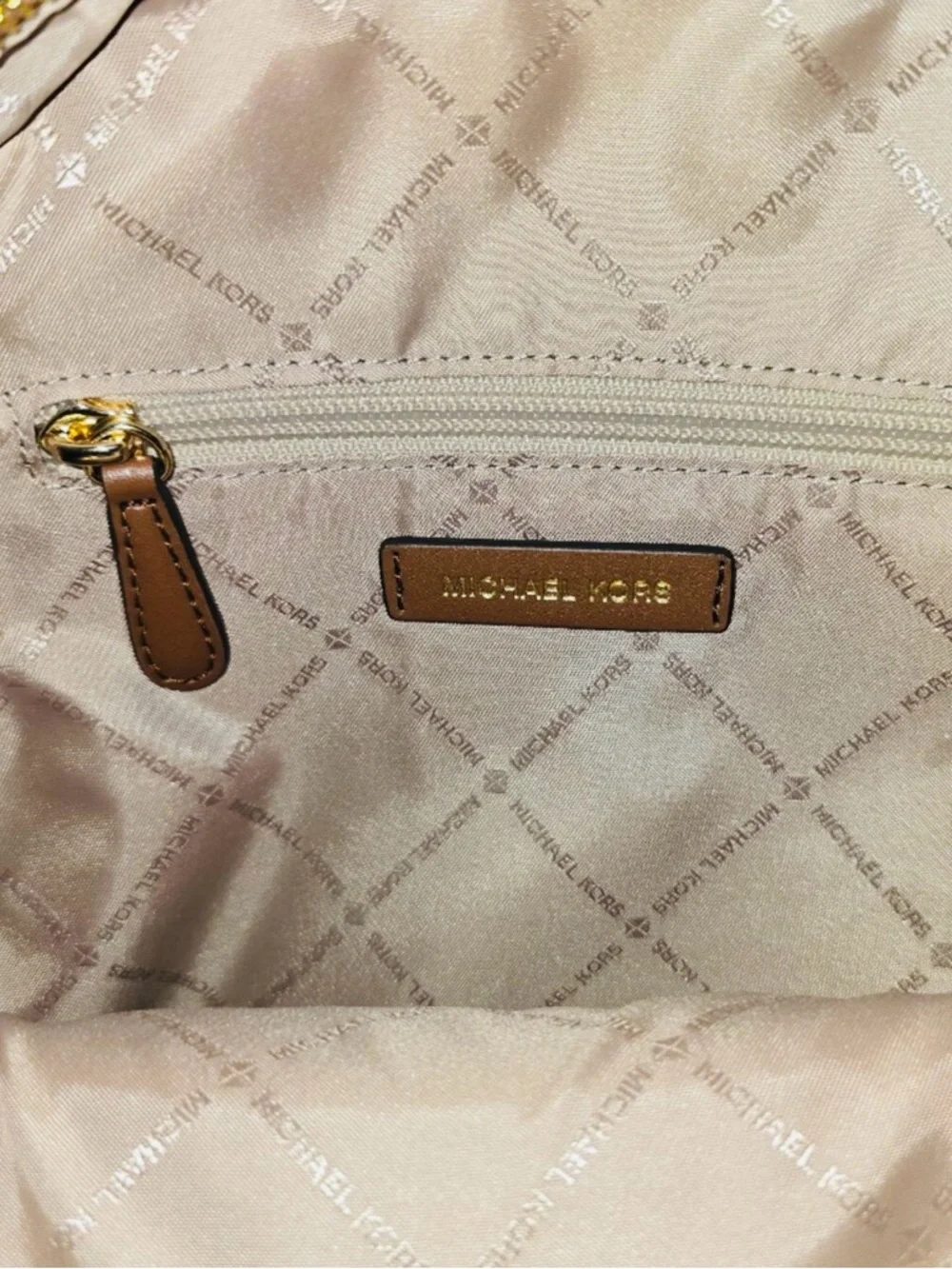 NWOT! Michael Kors JAYCEE Medium MK Logo Double Zip Backpack 35S2G8TB2B